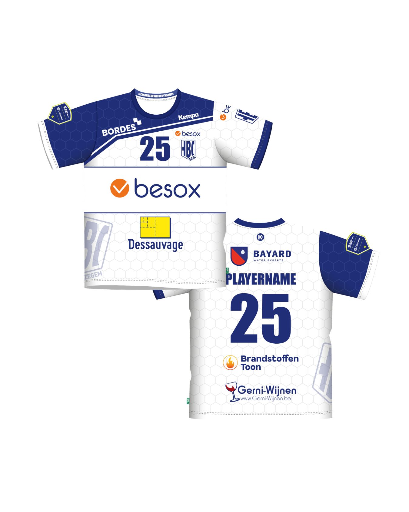 Sublimatie shirt SHL Heren wit